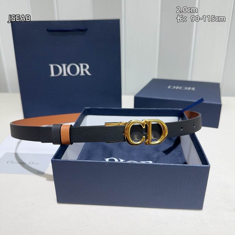 Dior belt 20mmX90-115cm 8L35